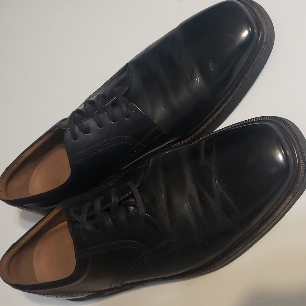 Rockport Black Leather Oxford Shoes